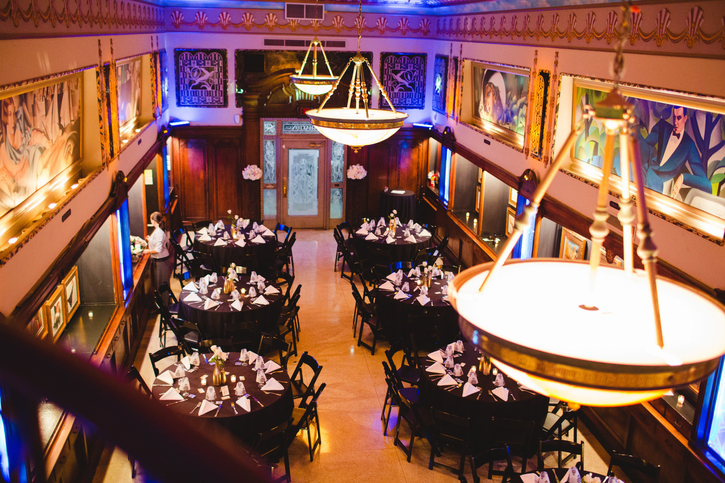 View from mezzanine.