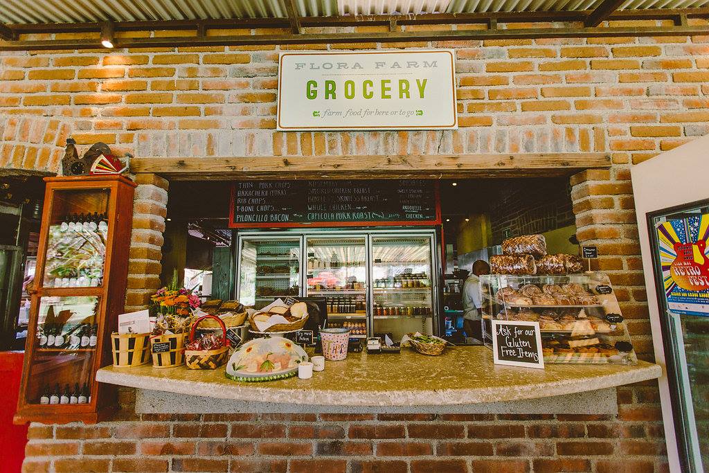 Flora Grocery is stocked with our produce, meats, eggs, breads, sweets, pickled goods, sauces, dressings and preserves.