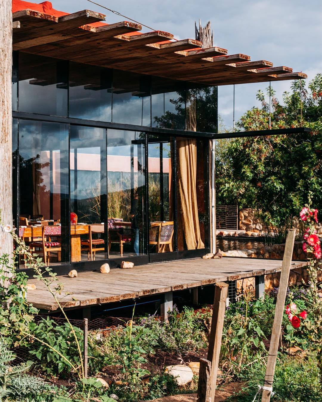 Enjoy the garden before or after your meal.