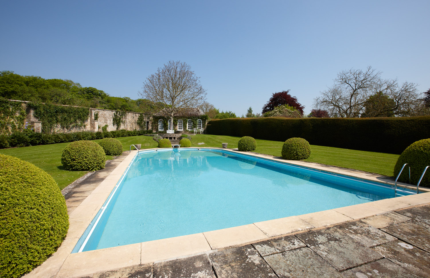 Relax by the pool.