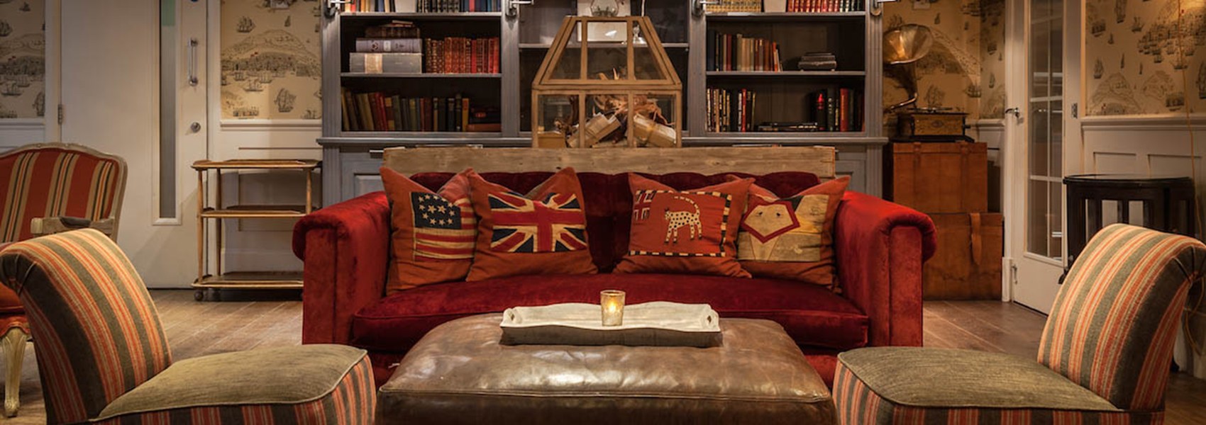 Designed with Ralph Lauren influences creating that cosy home from home feel with patio doors leading to a private terrace.