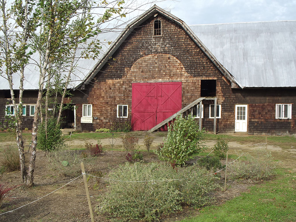 The farm, preserved forever against future development, also offers scenic views, walking trails throughout 60 acres of forest, creeks, and pond, animal pens for petting, and a historic barn.