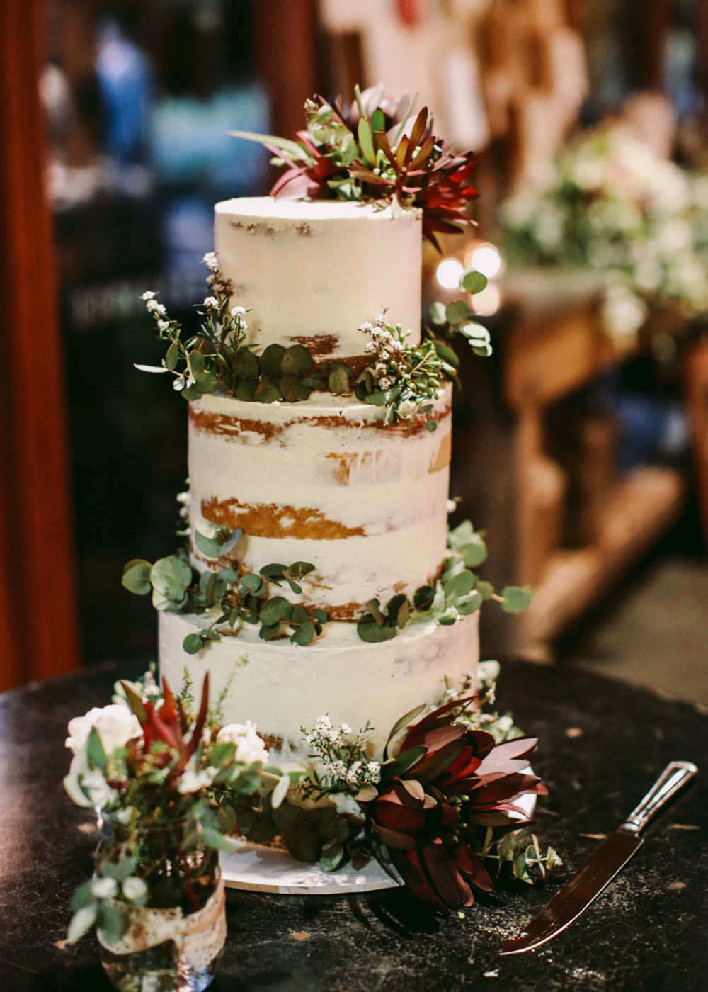 Naked Wedding Cake