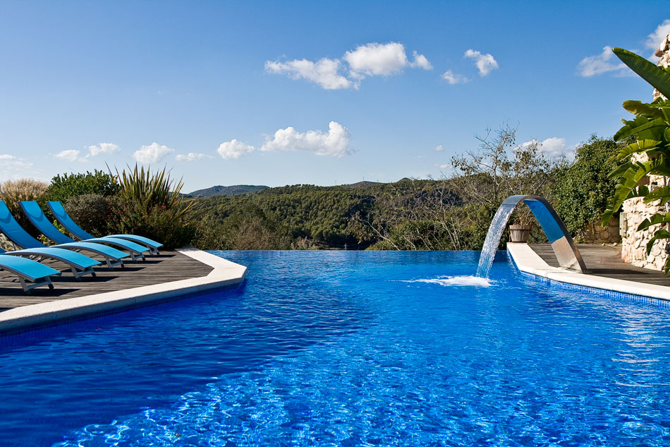 The estate also includes two swimming pools.