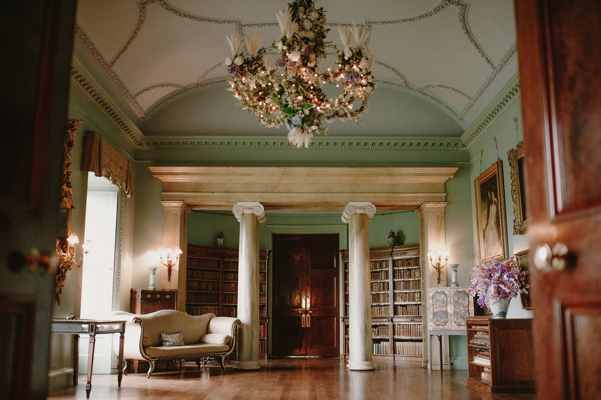 The Drawing Room was once the Refectory of the monastery