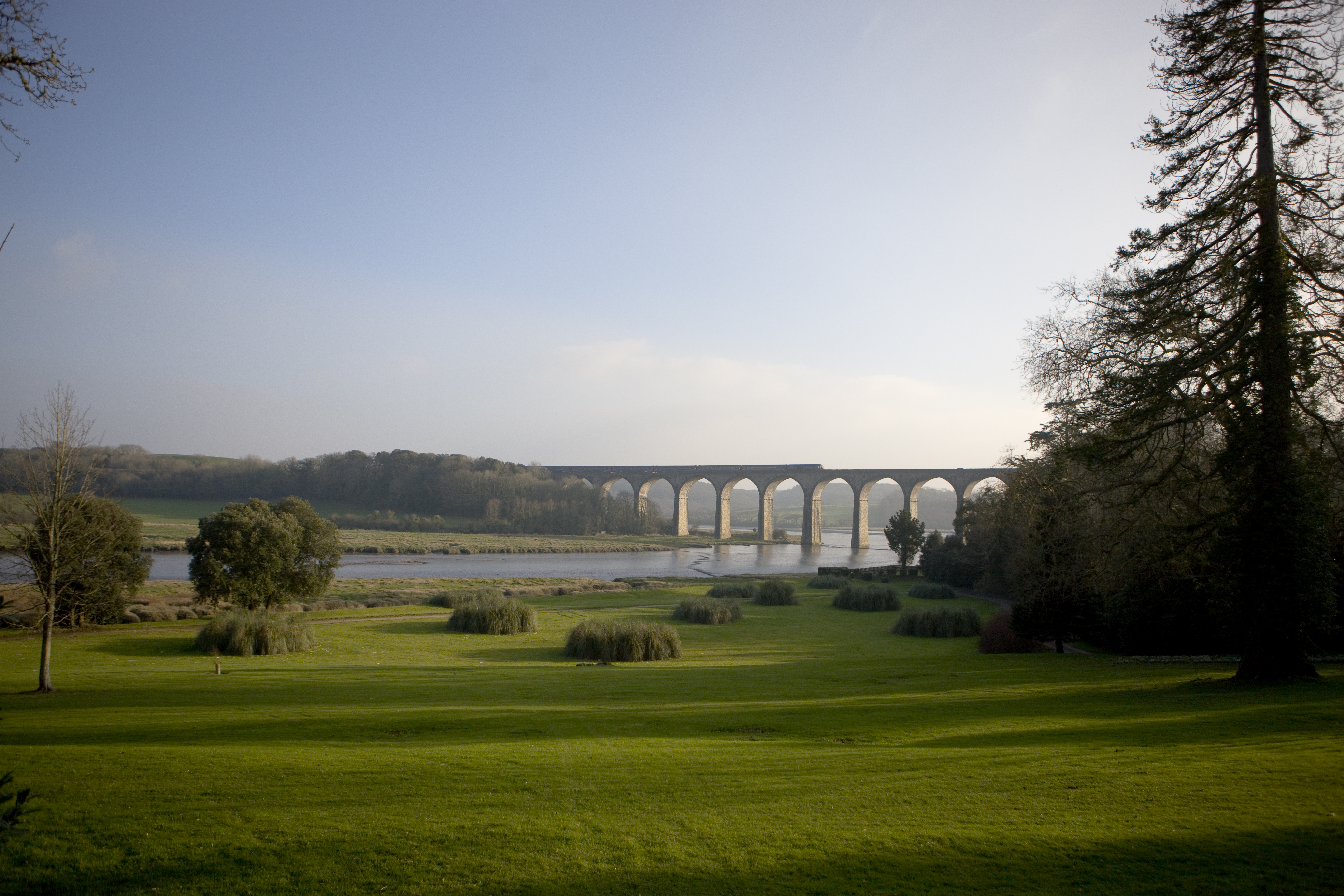 The Viaduct: This is a nine arch Romanesque viaduct designed by Isambard Kingdom Brunel for The Great Western Railway in 1864.