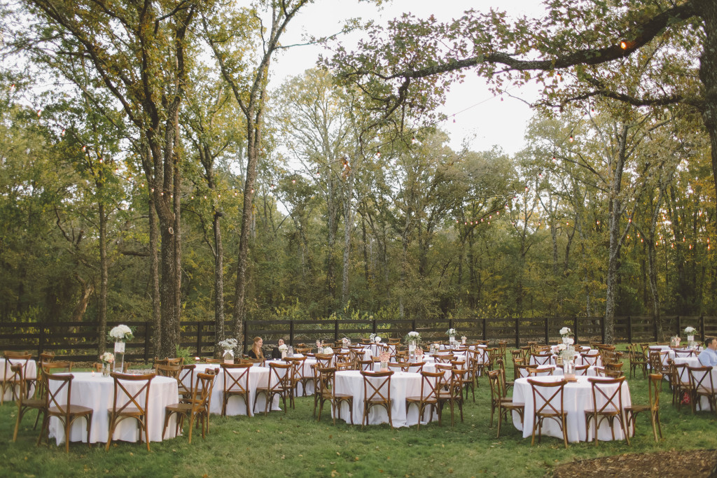 Outdoor Wedding Reception
