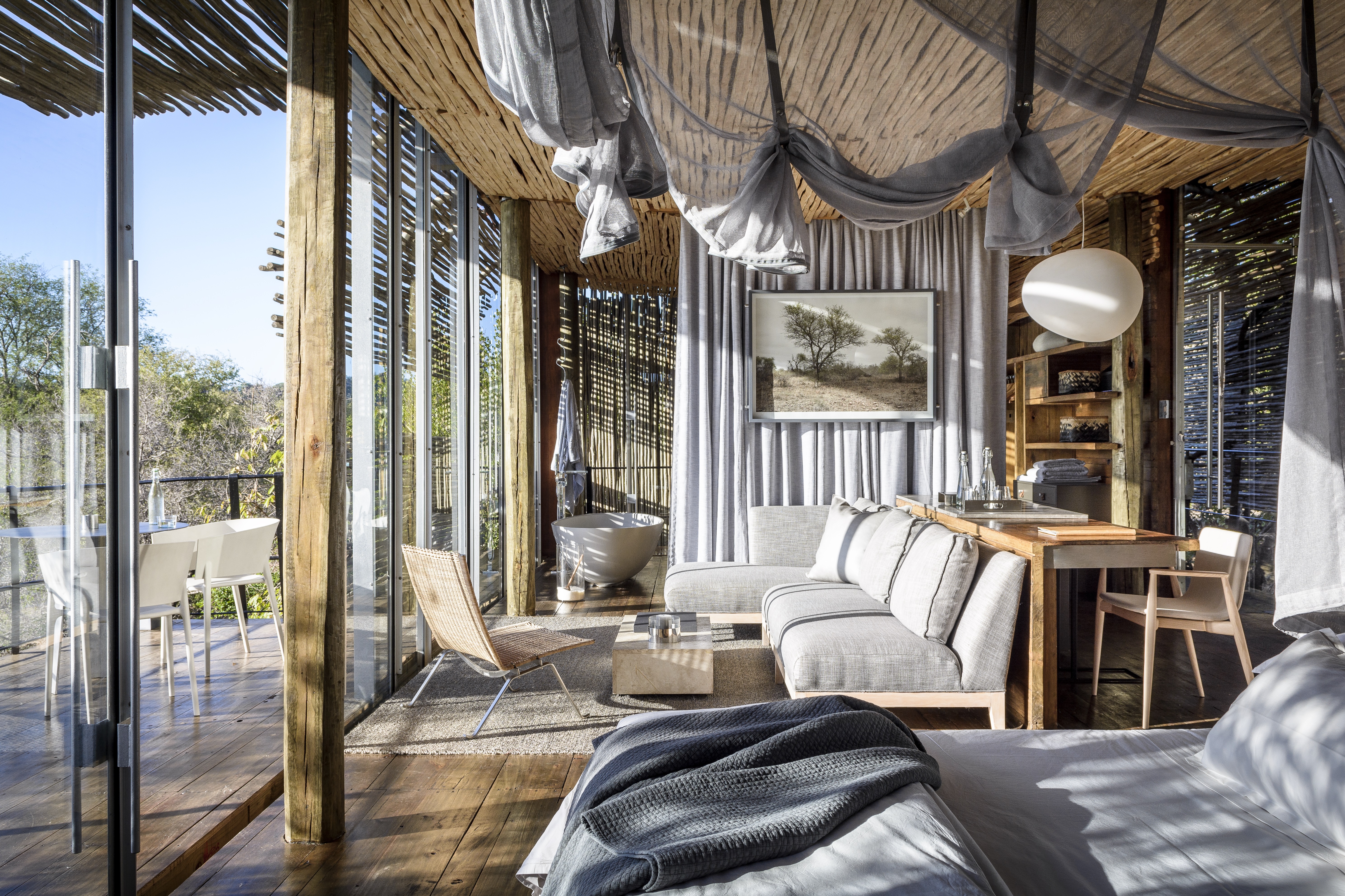 Stay at one of many stylish lodges on family-owned land in the Sabi Sand Game Reserve, with a team dedicated to environmentally conscious hospitality and sustainable conservation.
