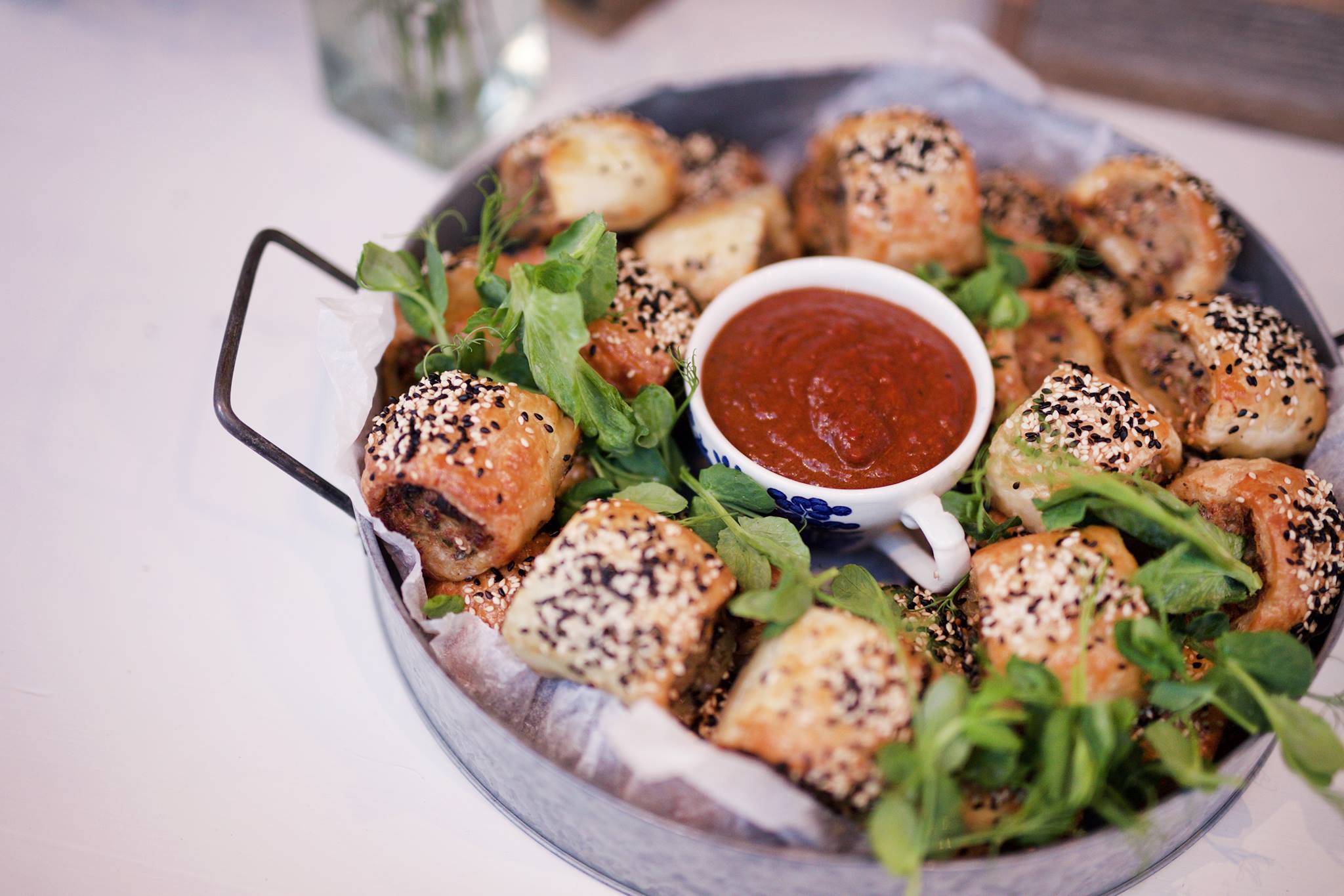 A wedding is the perfect excuse for a great meal, and all the food is designed to be shared, bringing people together over delicious food.