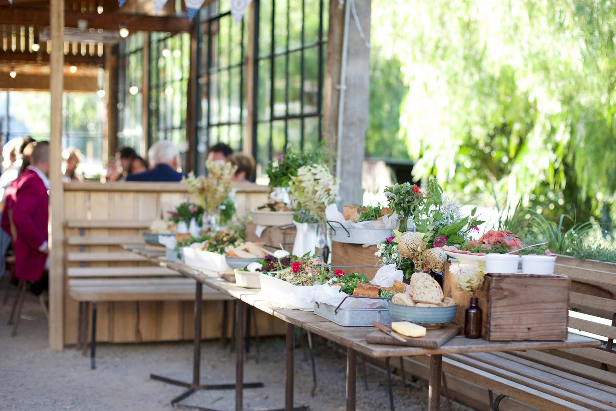 The cafe space is Melbourne's best-kept secret for smaller weddings - surrounded by the Farm it has beautiful views and sense of space, while also being an intimate and cosy venue.