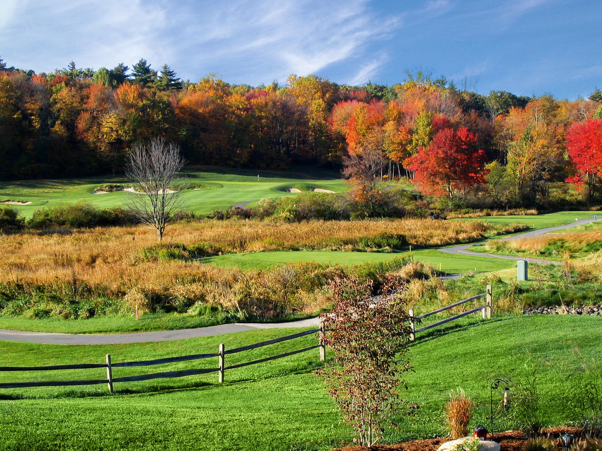 Imagine having a Fall wedding on this beautiful property.