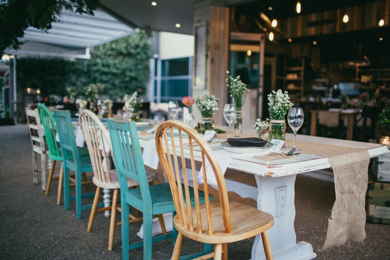Our open plan restaurant is magically transformed into an intimate and warm wedding venue.