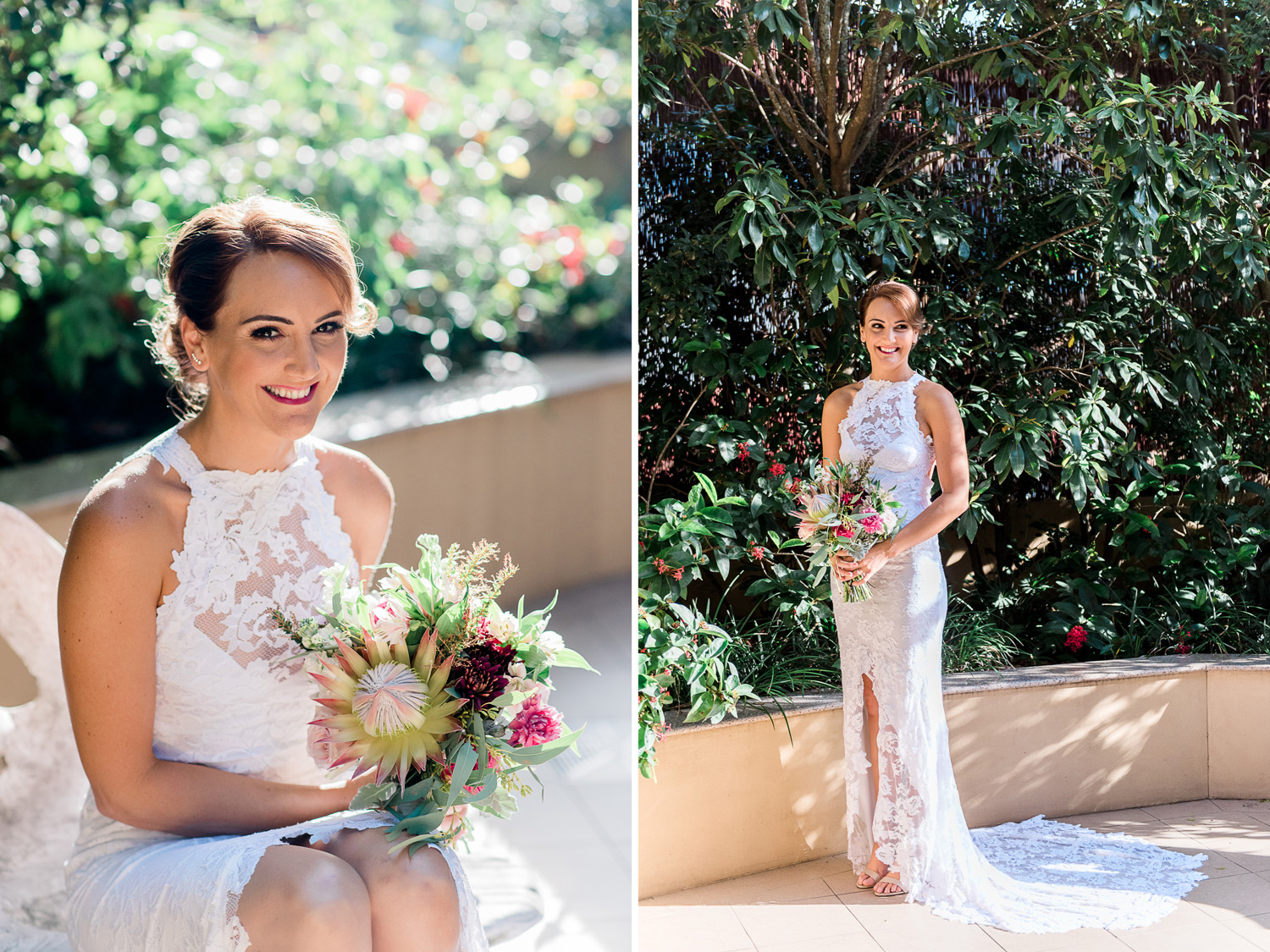 Bride on her special day.