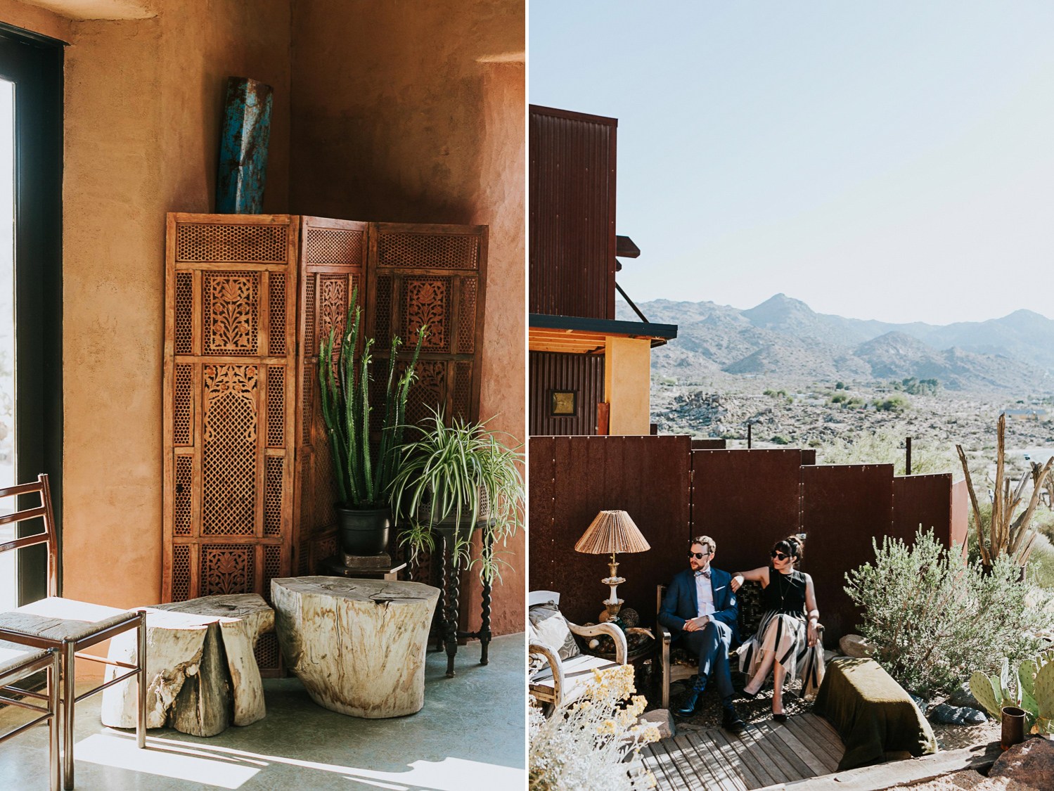 This straw bale home was built with the modern guest in mind.