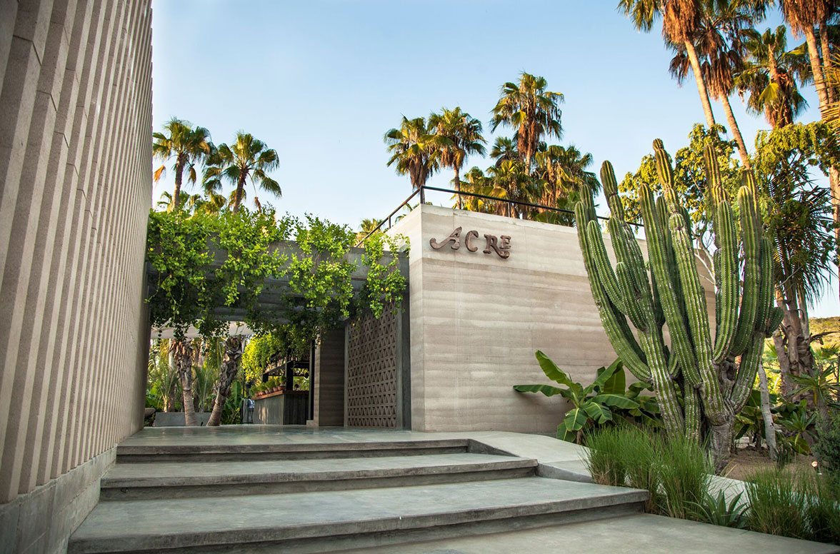 Entrance to Acre Hotel