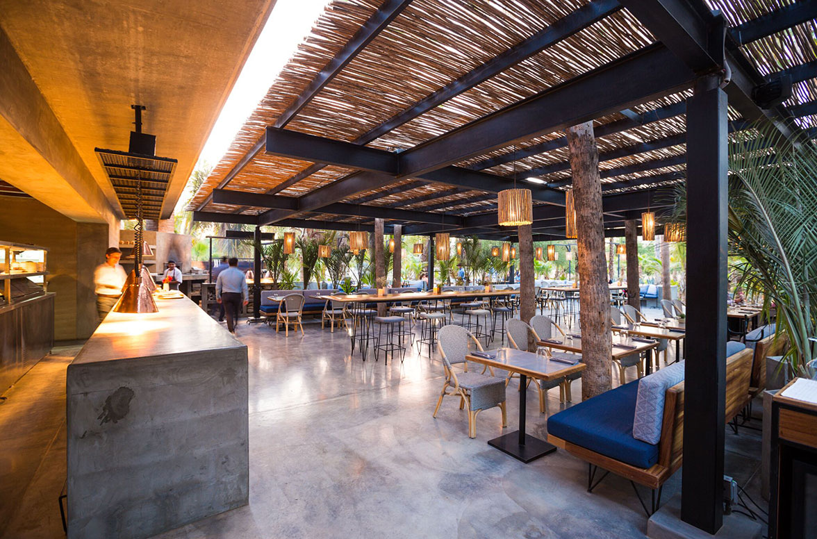 All of the furniture, dishware, lighting and accessories come from the Baja or the Mexican mainland.