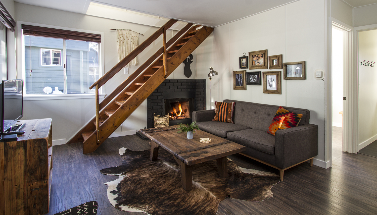 1 Bed + Loft, 1 Bath, A-Frame