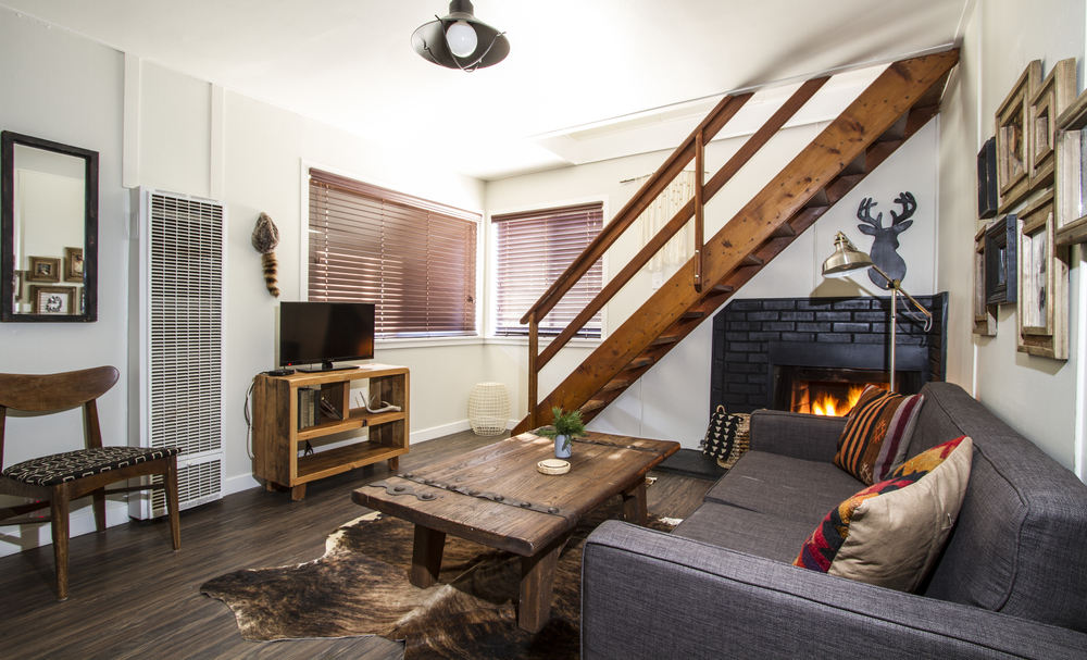1 Bed + Loft, 1 Bath, A-Frame