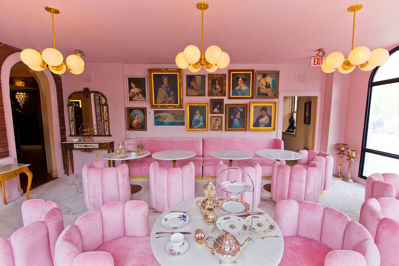This New Lounge Is Bringing an All Pink High Tea Experience to America