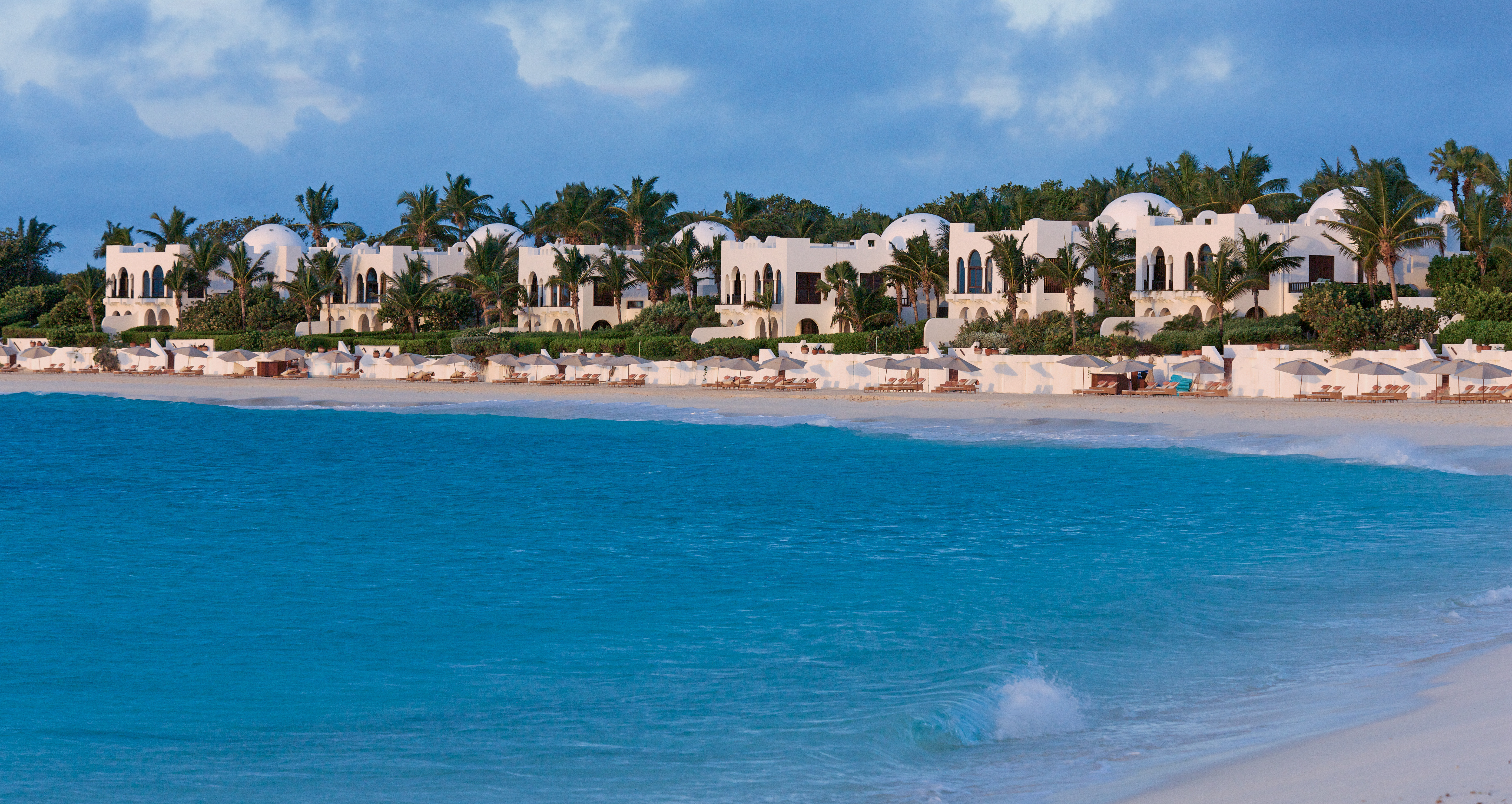 Cap Juluca has 15 villas housing 70 beachfront guestrooms and suites.