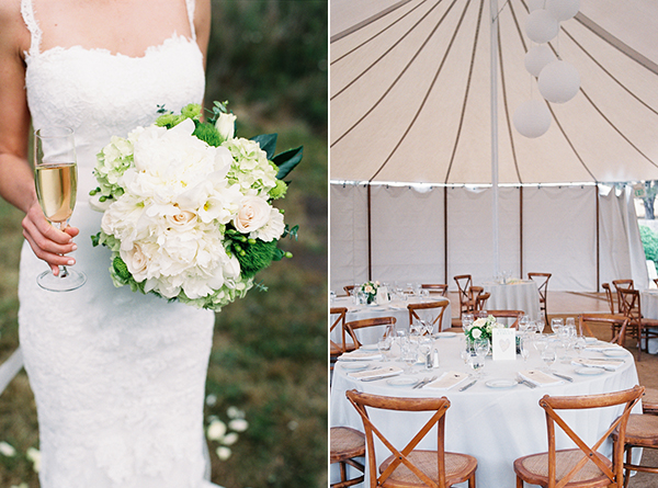 Tented Affair | Floral Design: Flowers in Gualala