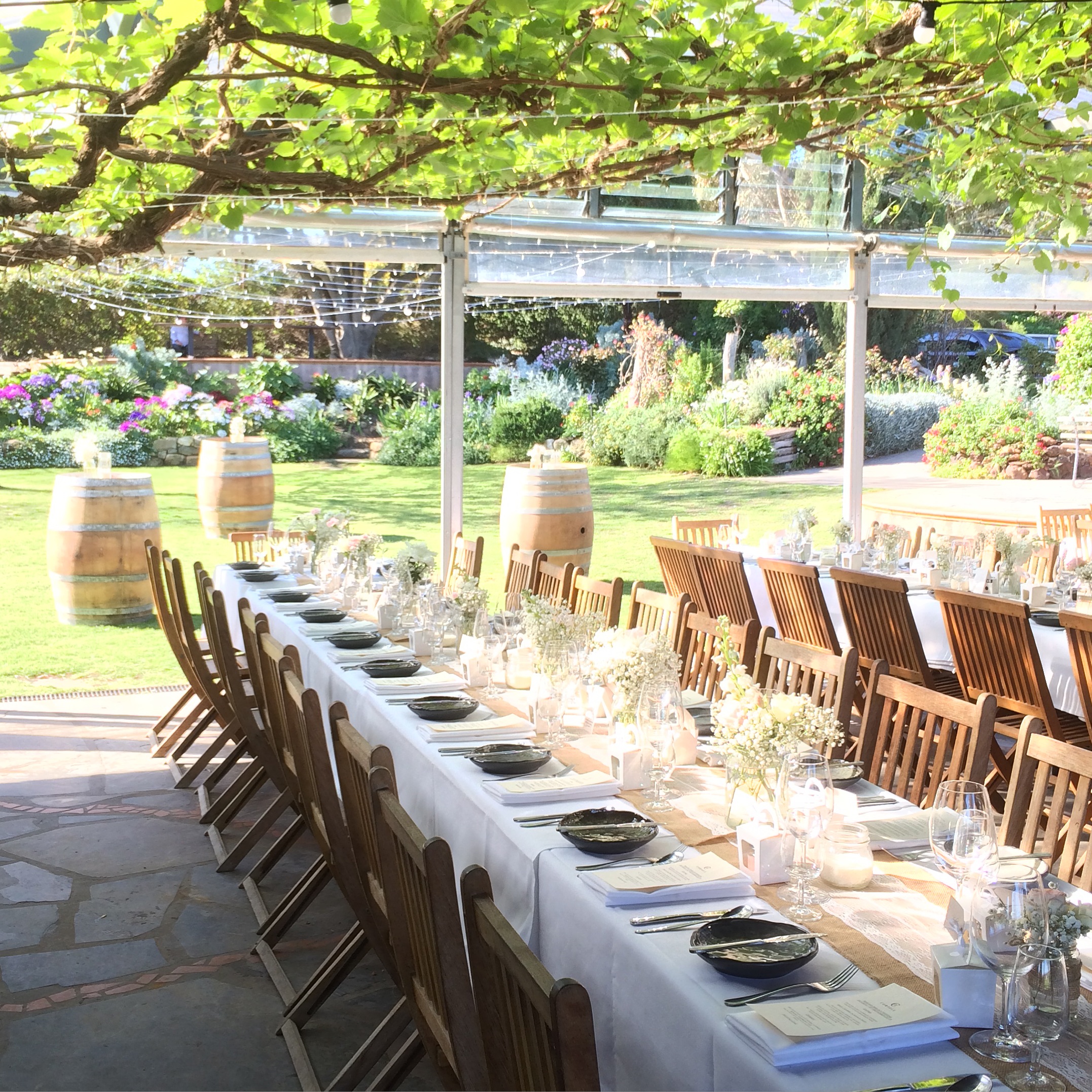 Our courtyard space for events.