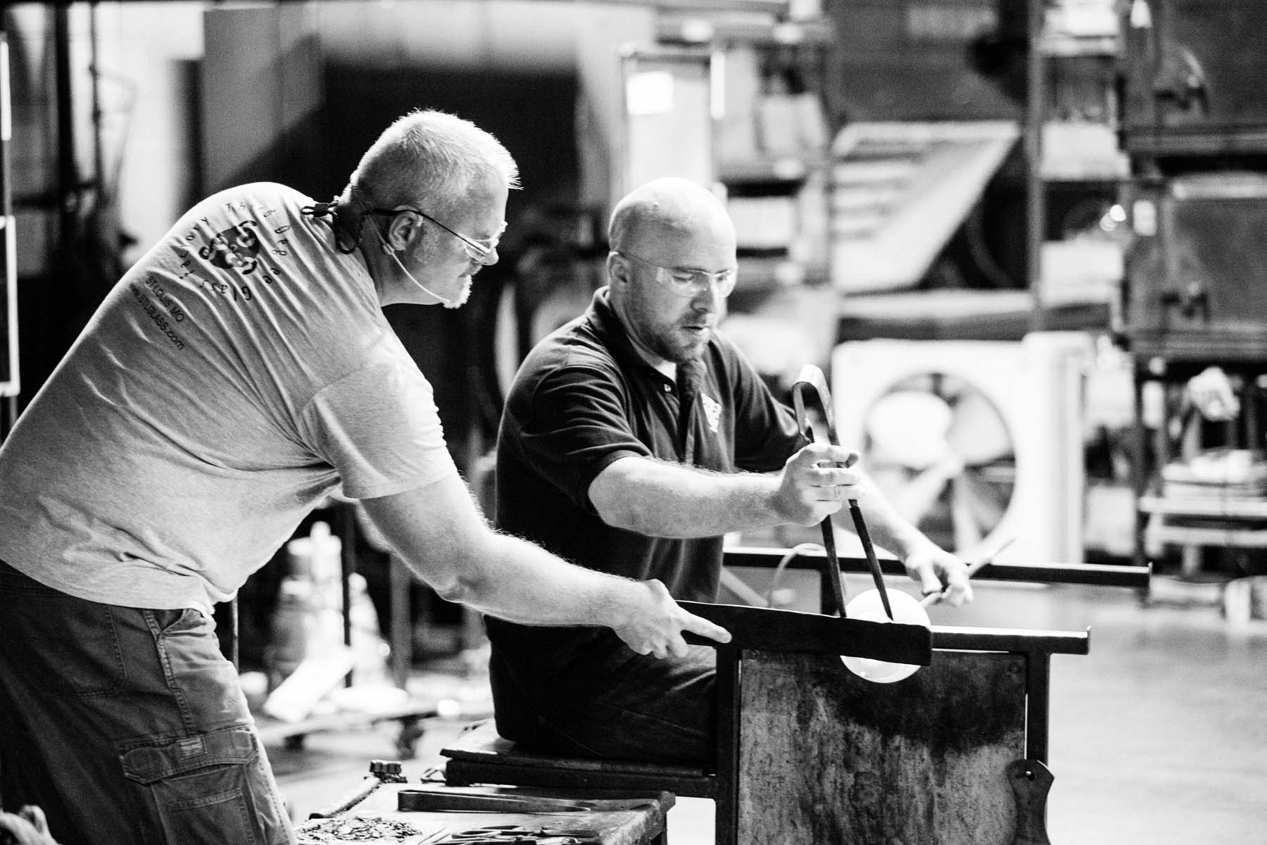 Glass Blowing Demos. One-of-a-kind centerpieces. Custom Lighting. We offer plenty of extras.