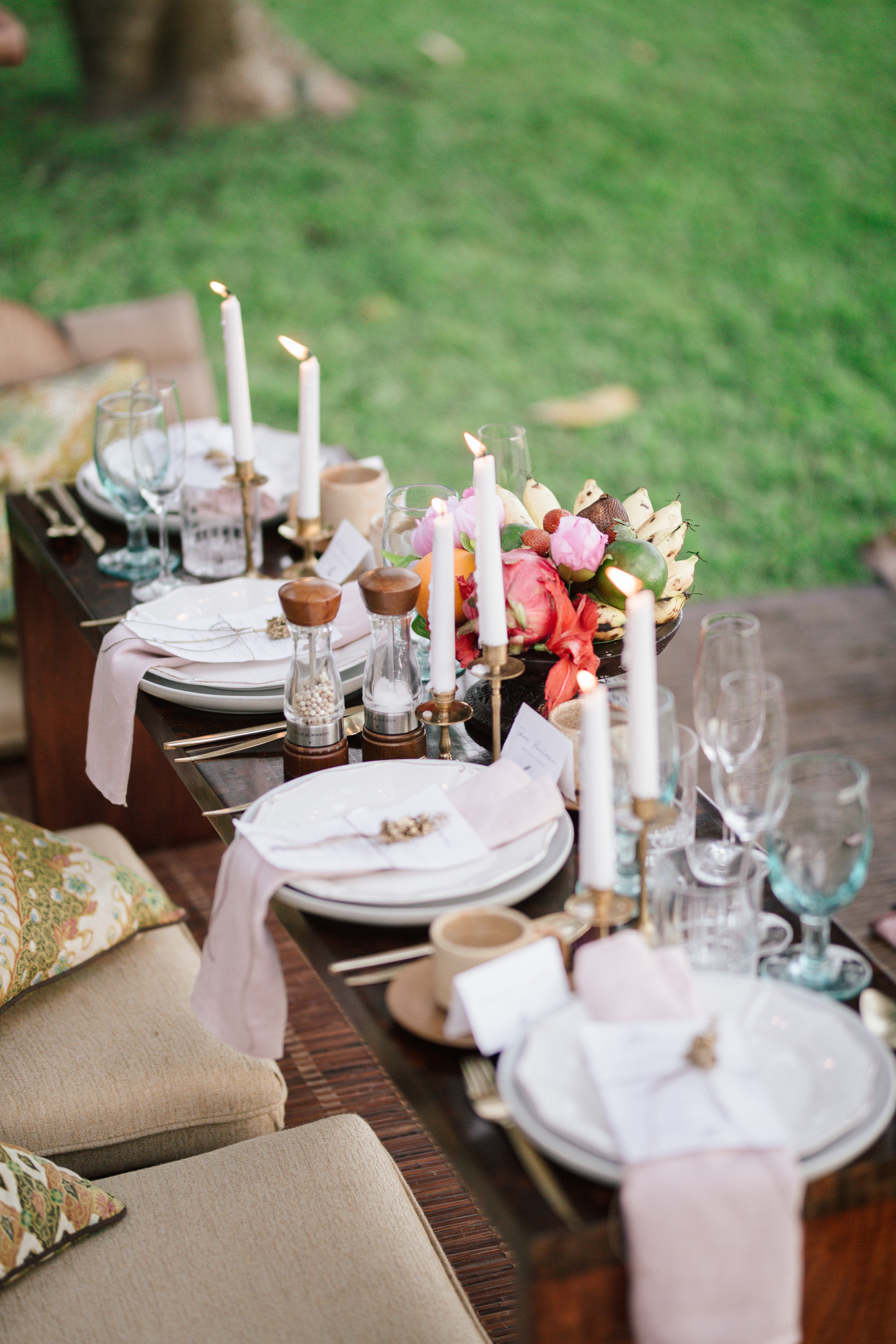 Picnic set up for an afternoon tea or gathering