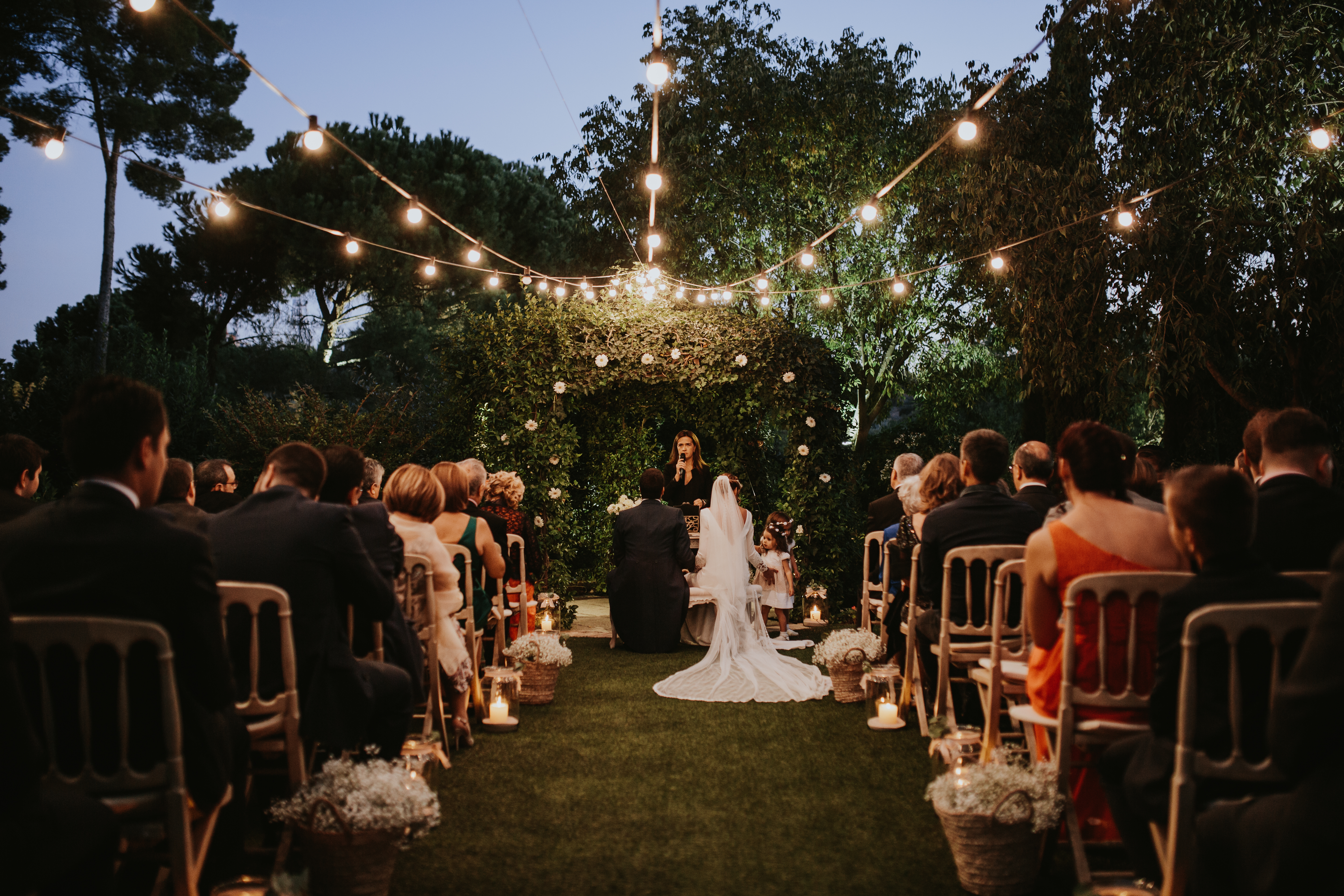 Have your wedding ceremony in a private garden