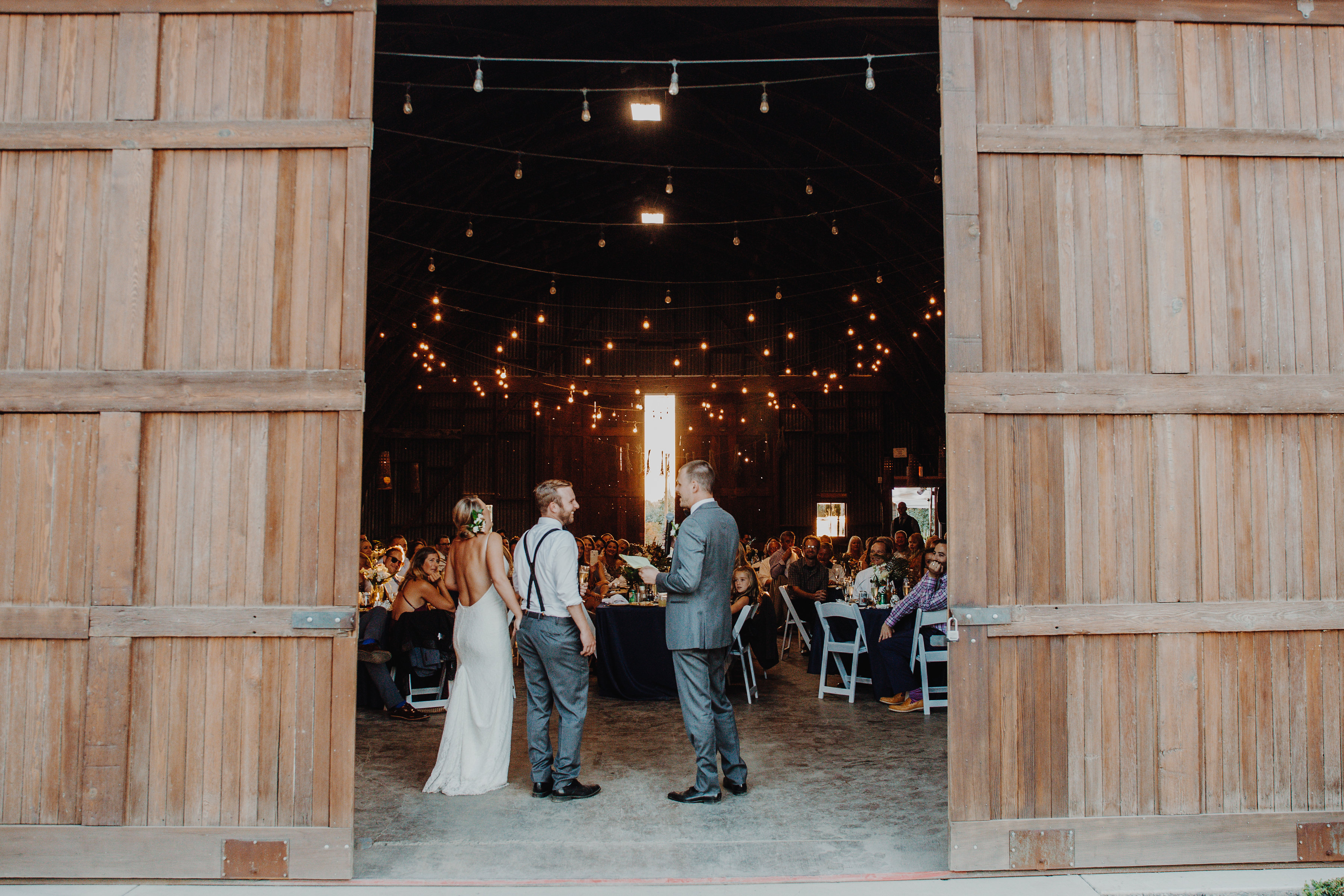 A toast in the Quonset Hut.