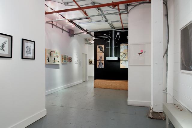 Gallery - also used as the entrance to the main room when having split events