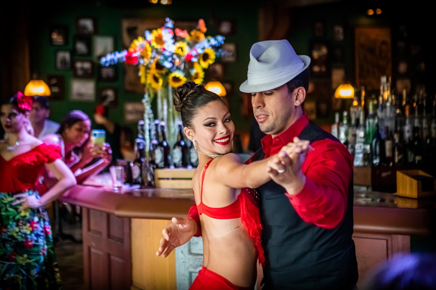 Our in house Salsa dancers.