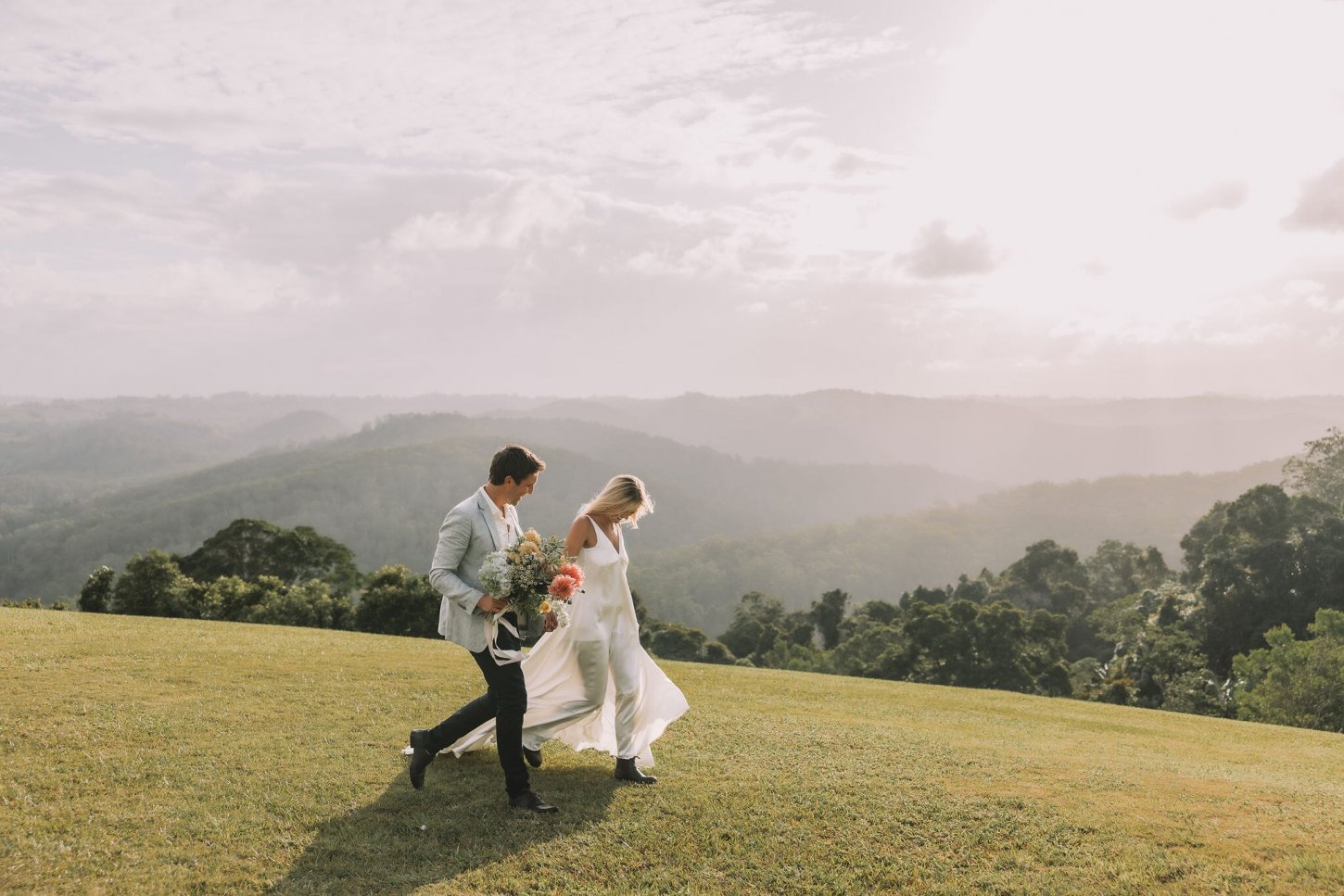 just married over lake at The Lakehouse Folk