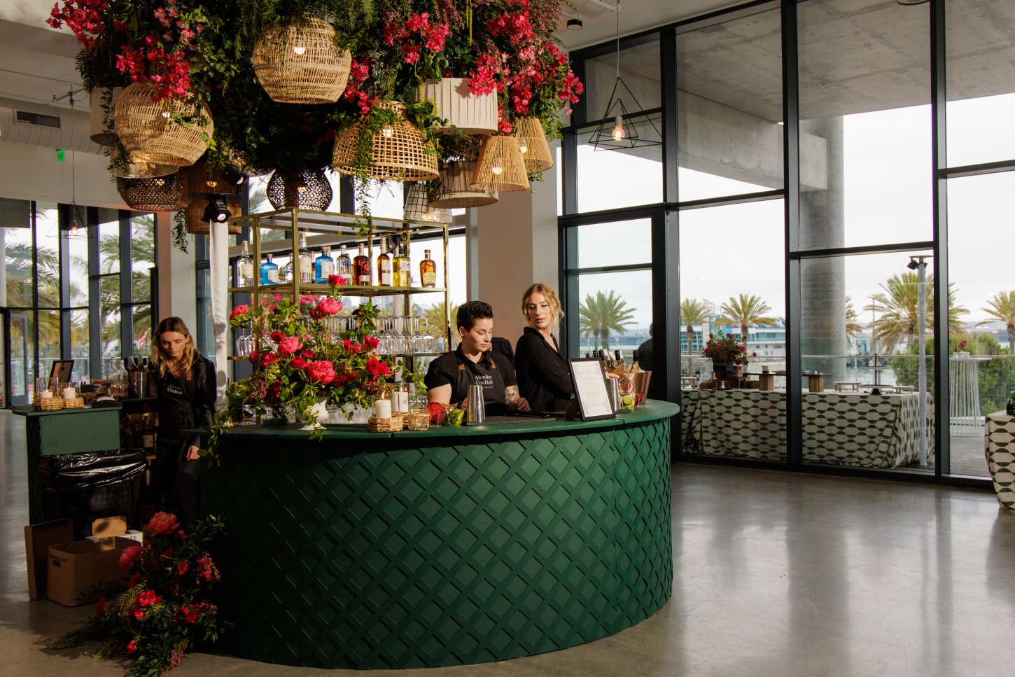 One of 5 bars at the IHG Kimpton welcome party