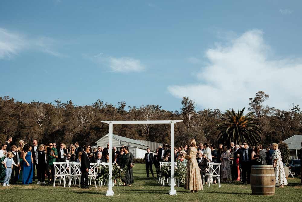 Nestled in the bend of the Donnelly River and overlooking the old growth trees of Easter National Park, The Terrace is an outdoor wedding and reception venue with capacity for up to 150 guests*.