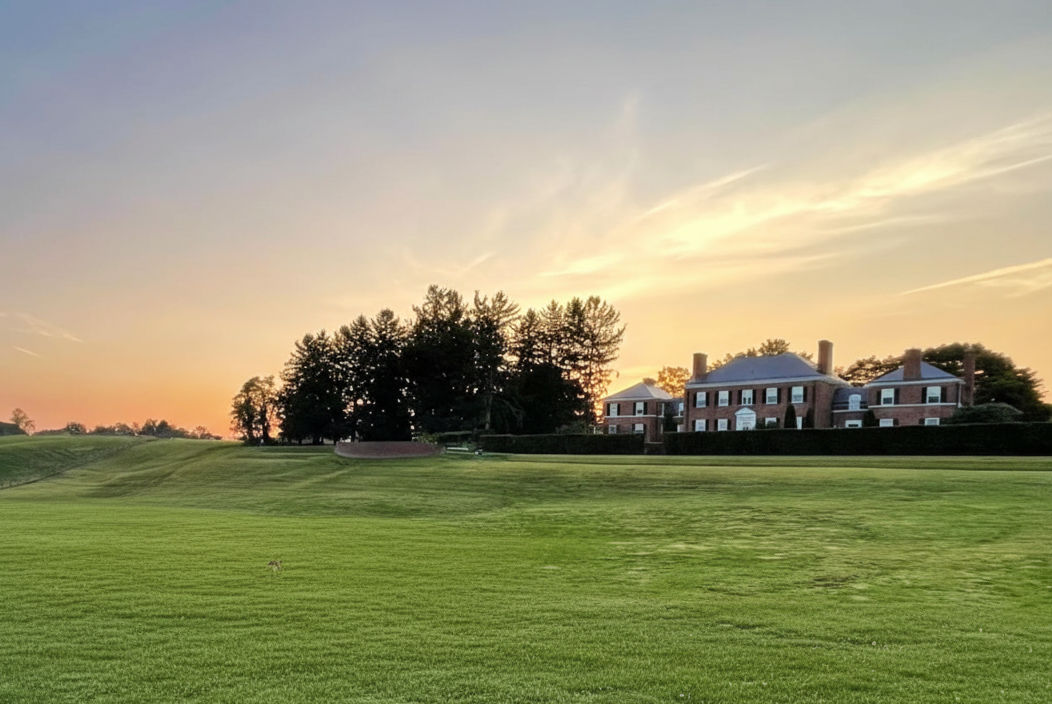 The Manor House at Sunset