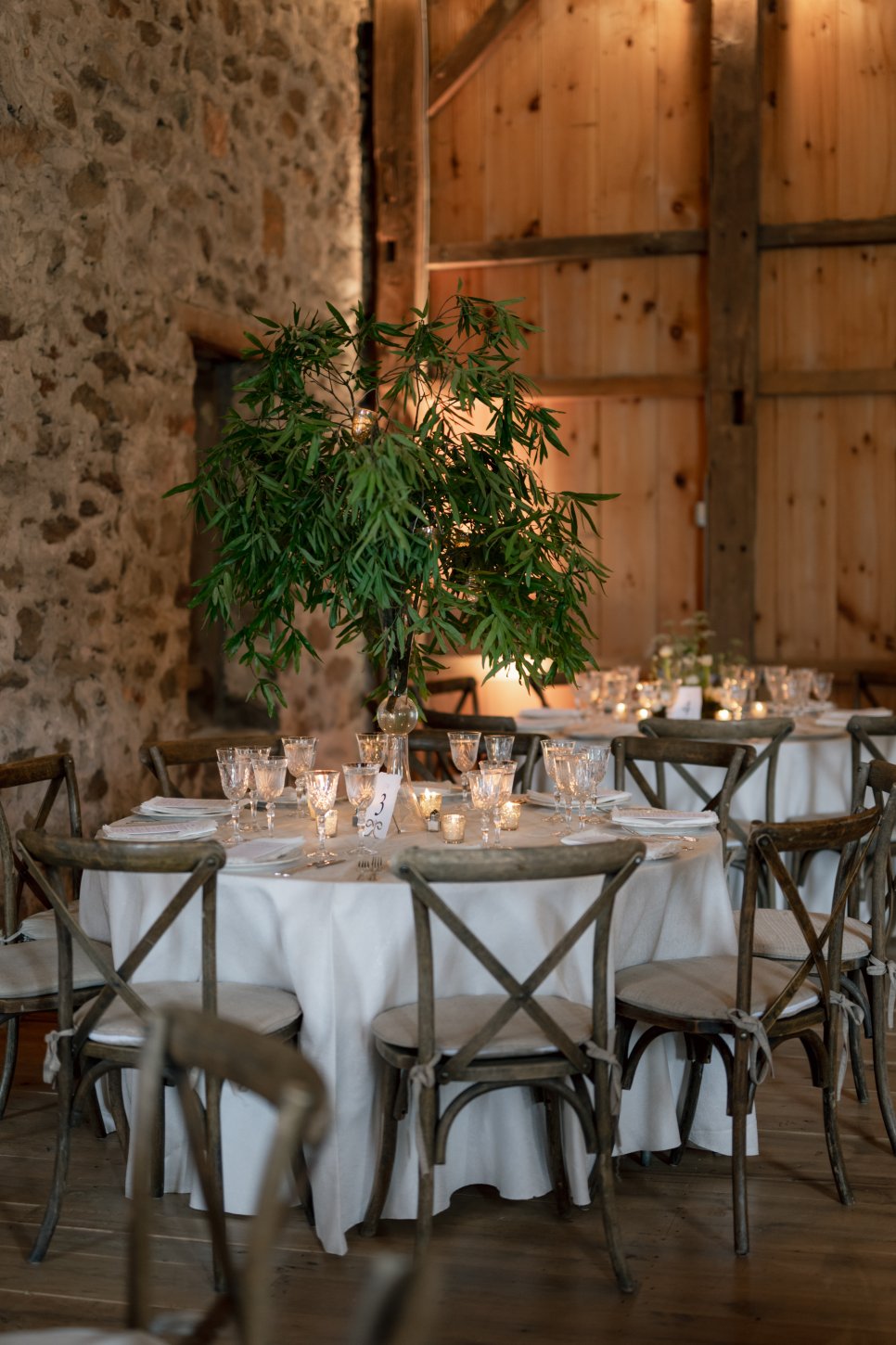 Tablescape in the the Barn