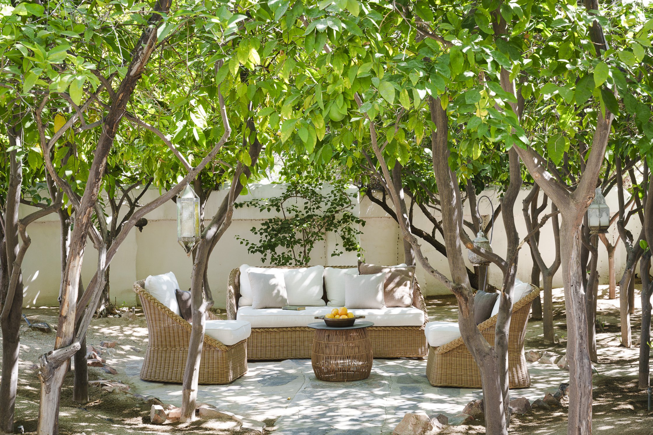 Orchard House courtyard