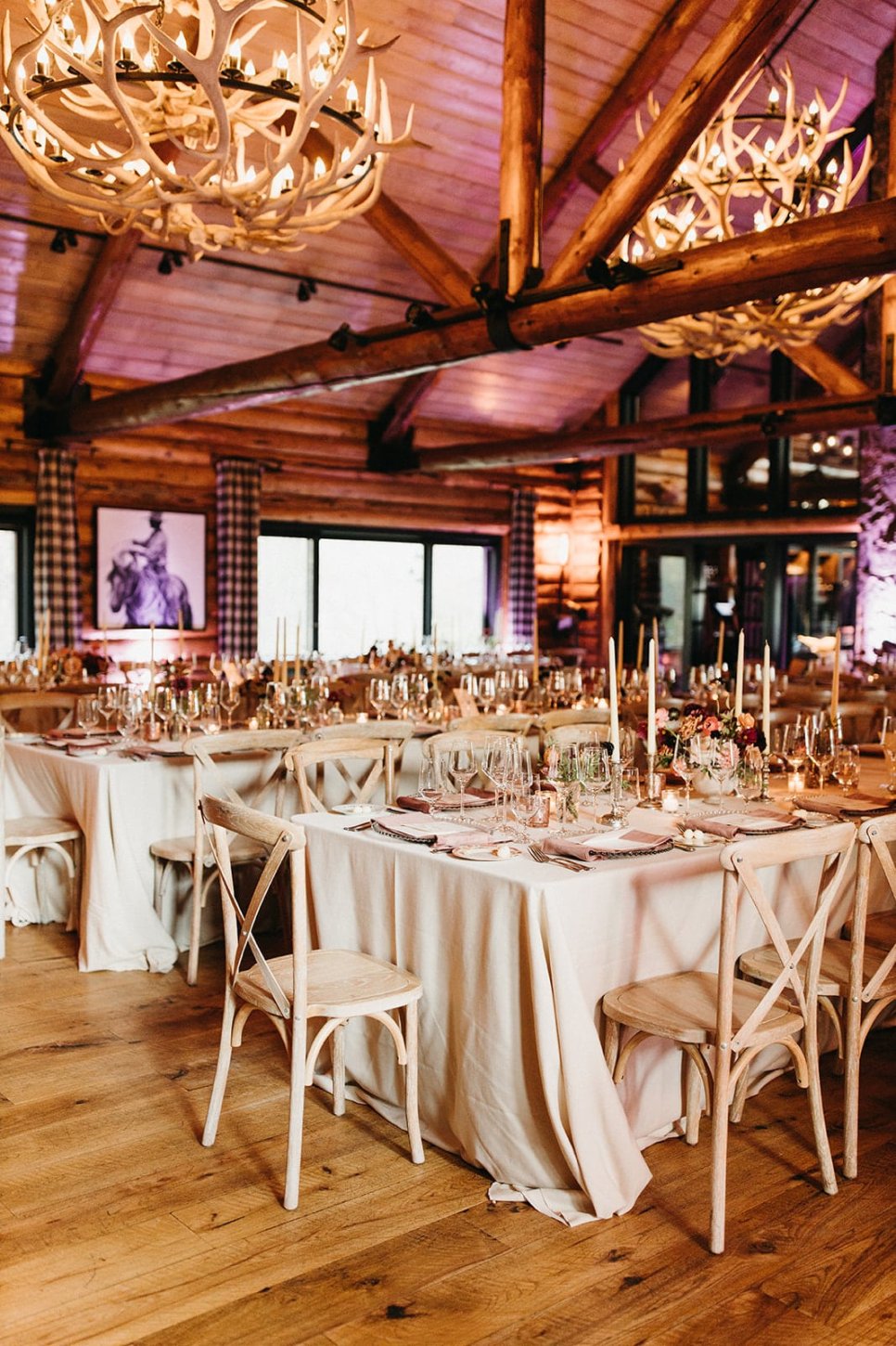 Horn & Cantle Restaurant event set up