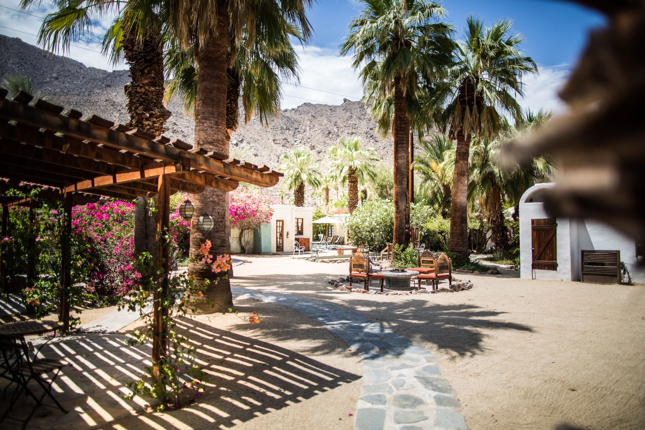 Mediterranean courtyard
