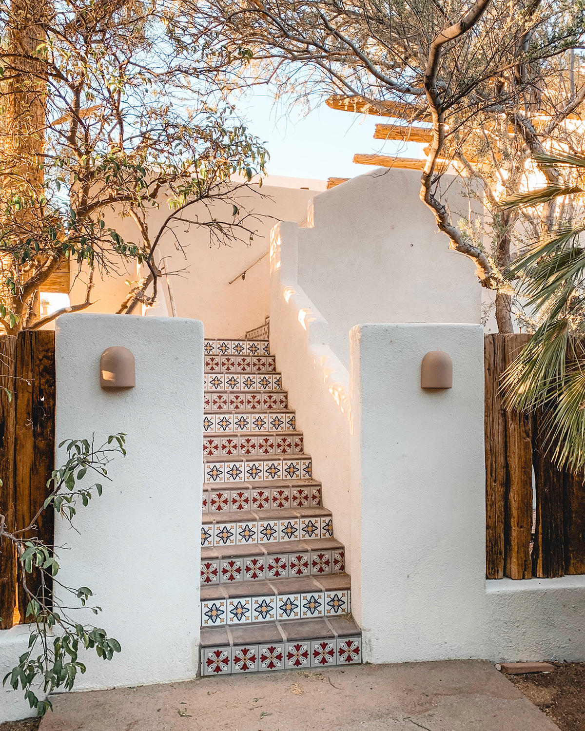 Stairway to Agave and Saguaro suites