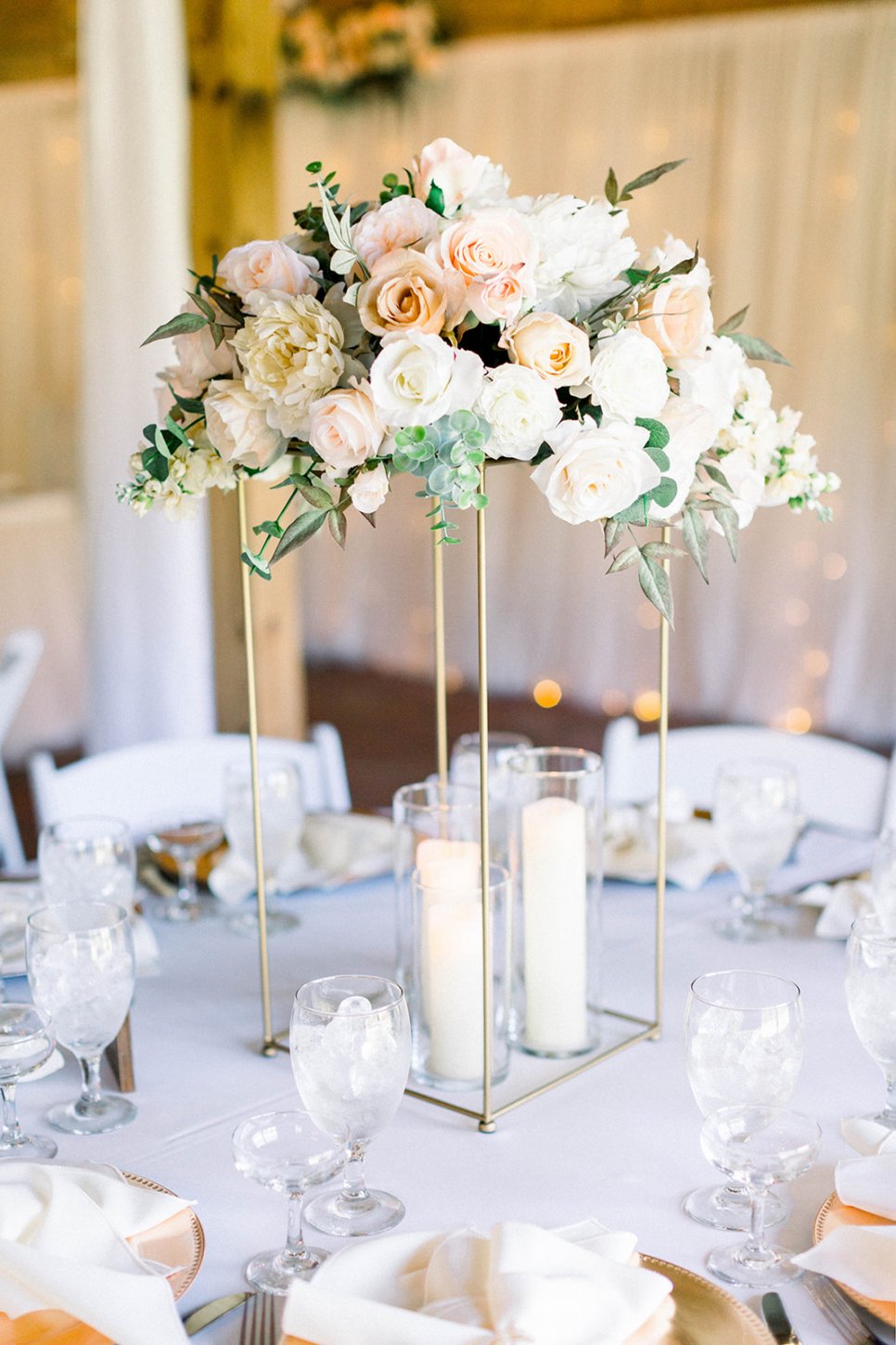 Wedding reception centerpiece